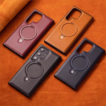 Lataa kuva Galleria-katseluun, Leather Holder Samsung Case
