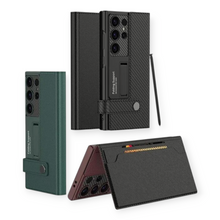 Cargar imagen en el visor de la galería, Ultra Leather Wallet Samsung Case