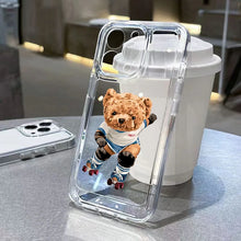 Charger l'image dans la galerie, Lovely Teddy Bear Carton iPhone Case