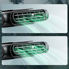 Lataa kuva Galleria-katseluun, TurboCool™ Dual Airflow Car Fan – Portable Headrest-Mounted Circulator