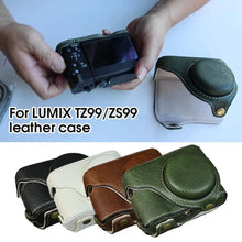 Load image into Gallery viewer, Leather Panasonic Lumix Camera Cover