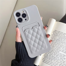 Load image into Gallery viewer, Silicone Wallet Case For Iphone (GRAY)