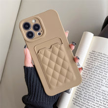 Load image into Gallery viewer, Silicone Wallet Case For Iphone (KHAKI)