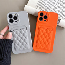 Load image into Gallery viewer, Silicone Wallet Case For Iphone (ORANGE)