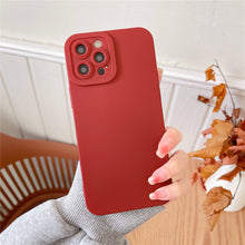 Load image into Gallery viewer, Soft Silicone Iphone Case (WINE)