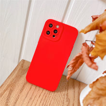 Load image into Gallery viewer, Soft Silicone Iphone Case (RED)