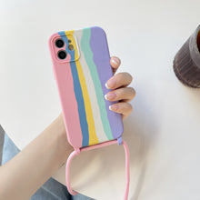 Load image into Gallery viewer, Colorful Rainbow Silicone Case