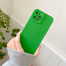 Load image into Gallery viewer, Soft Silicone Iphone Case (FLOURESCENT GREEN)
