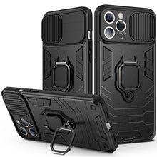 Load image into Gallery viewer, Armor Shockproof Case For Iphone (BLACK)
