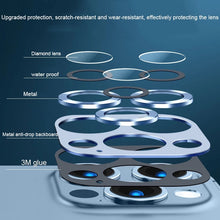 Load image into Gallery viewer, Camera Lens Protector For Iphone (BLACK)