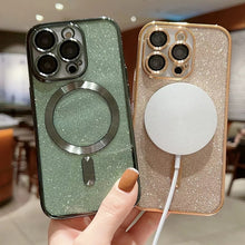 Load image into Gallery viewer, Electroplate Glitter Magsafe Case