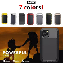Load image into Gallery viewer, Heavy Duty Metal Shockproof Iphone Case