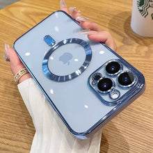 Load image into Gallery viewer, Wireless Charging Iphone Case ( Sierra Blue )