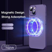 Load image into Gallery viewer, Magsafe Wireless Charging Iphone Case (DARK BLUE)