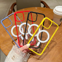 Afbeelding in Gallery-weergave laden, Transparent Wireless Charging Iphone Case (TRANSPARENT)