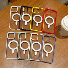 Afbeelding in Gallery-weergave laden, Transparent Wireless Charging Iphone Case (TRANSPARENT)