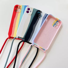 Load image into Gallery viewer, Colorful Rainbow Silicone Case