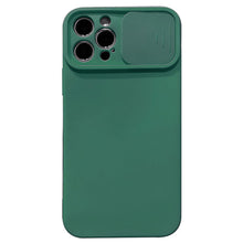 Load image into Gallery viewer, Soft Silicone Case With Camera Protection (DARK GREEN)