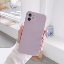 Load image into Gallery viewer, Ultra Thin Silicone Case For Iphone (PINK PURPLE)