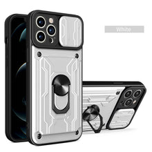 Load image into Gallery viewer, NEW Armor Shockproof Wallet Iphone Case (WHITE)