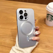 Load image into Gallery viewer, Magsafe Wireless Charging Case For Iphone (SILVER)