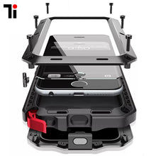 Load image into Gallery viewer, Heavy Duty Metal Shockproof Iphone Case