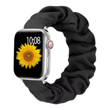 Lataa kuva Galleria-katseluun, Apple Watch Beautiful Bands (BLACK GRAY FLOWER)