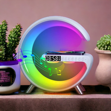 Load image into Gallery viewer, Multifunctional Wireless Charging Station RGB Lamp (WHITE)