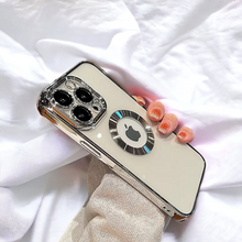 Lataa kuva Galleria-katseluun, Transparent Wireless Charging Iphone Case (SILVER )