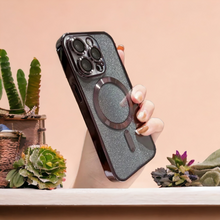 Load image into Gallery viewer, Electroplate Glitter Magsafe Case