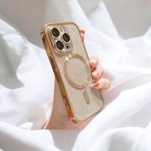 Load image into Gallery viewer, Electroplate Glitter Magsafe Case