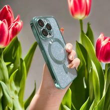 Load image into Gallery viewer, Electroplate Glitter Magsafe Case