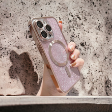 Load image into Gallery viewer, Electroplate Glitter Magsafe Case