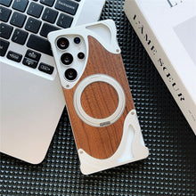 Indlæs billede til gallerivisning Metal Wood Samsung Case
