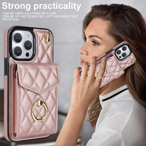 Crossbody Wallet Ring Holder Case