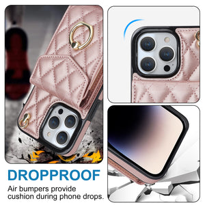 Crossbody Wallet Ring Holder Case