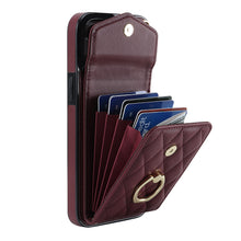 Lade das Bild in den Galerie-Viewer, Crossbody Wallet Ring Holder Case

