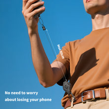Load image into Gallery viewer, Retractable Phone Tether with Carabiner – Anti-Drop Phone Holder &amp; Security Strap
Alternative ti
