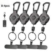 Load image into Gallery viewer, Retractable Phone Tether with Carabiner – Anti-Drop Phone Holder &amp; Security Strap
Alternative ti
