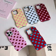 Görseli Galeri görüntüleyiciye yükleyin, Cute Heart Wave iPhone Case
