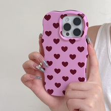 Görseli Galeri görüntüleyiciye yükleyin, Cute Heart Wave iPhone Case
