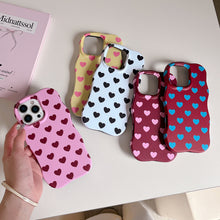 Görseli Galeri görüntüleyiciye yükleyin, Cute Heart Wave iPhone Case
