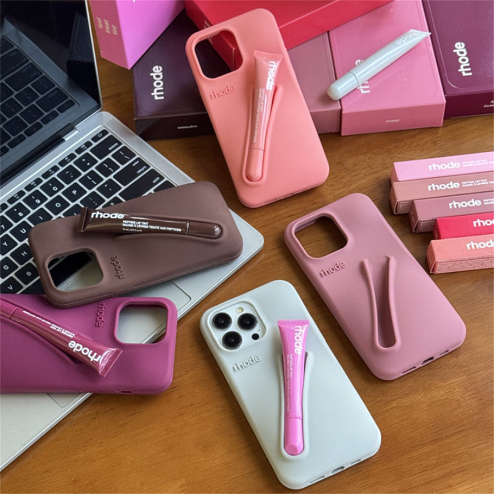 Rhode Phone Case with Lip Gloss (TOAST) Rhode Phone Case with Lip Gloss (TOAST)