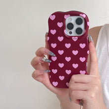 Görseli Galeri görüntüleyiciye yükleyin, Cute Heart Wave iPhone Case
