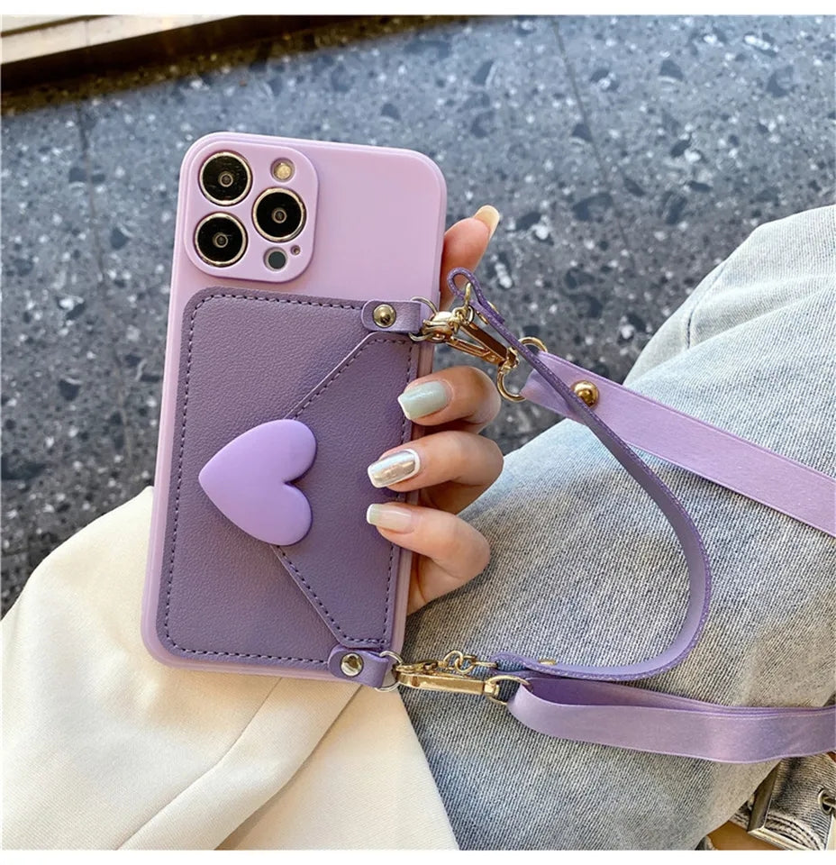 Trendy Crossbody Wallet Case
