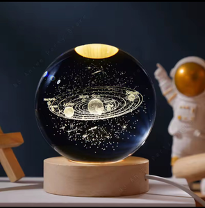 3D Crystal Galaxy Ball Night Lamp