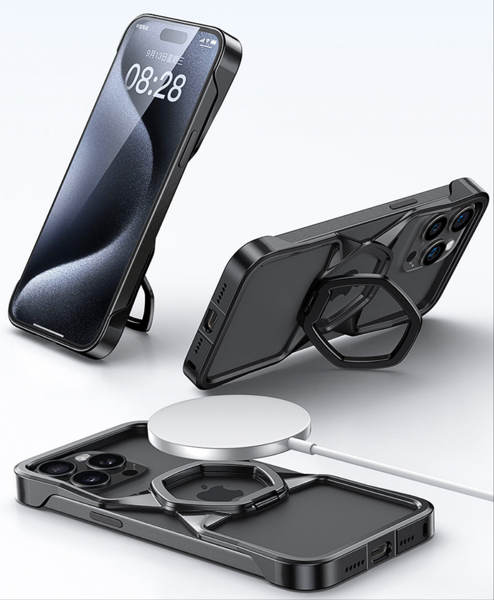 Metal Bumper Hexagon iPhone Case