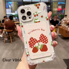 Load image into Gallery viewer, Soft Card Slot Bag Holder iPhone Case
