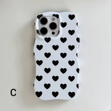 Görseli Galeri görüntüleyiciye yükleyin, Cute Heart Wave iPhone Case
