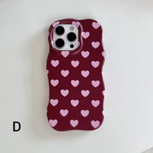 Görseli Galeri görüntüleyiciye yükleyin, Cute Heart Wave iPhone Case
